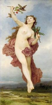 Le Jour William Adolphe Bouguereau nude Oil Paintings